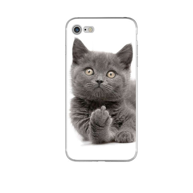 Cat Dog Tiger Phone Case for iphone Soft Silicone Cover