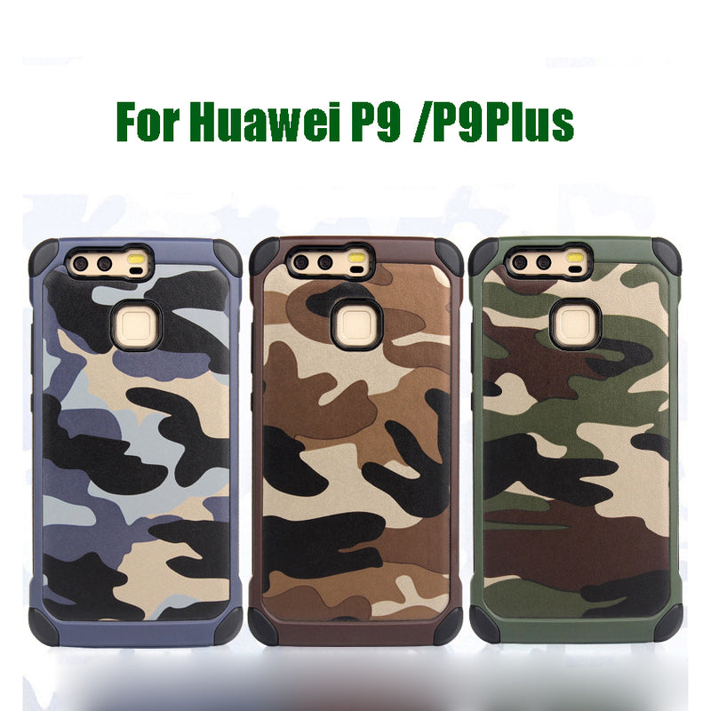 Camouflage Pattern 2in1 back cover PC+TPU Armor protective phone cases