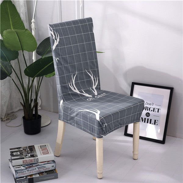 Geometric Chair Cover Elastic Stretch Spandex protective Slipcover