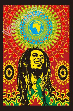 Bob Marley One Love Flag Jamaica Rasta Flag 3ft x 5ft Polyester Banner