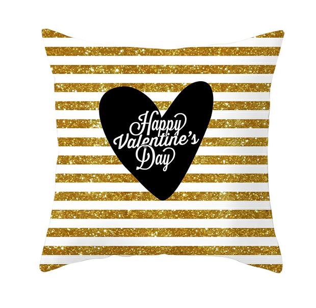 Black White Heart Cushion  Pillow Covers