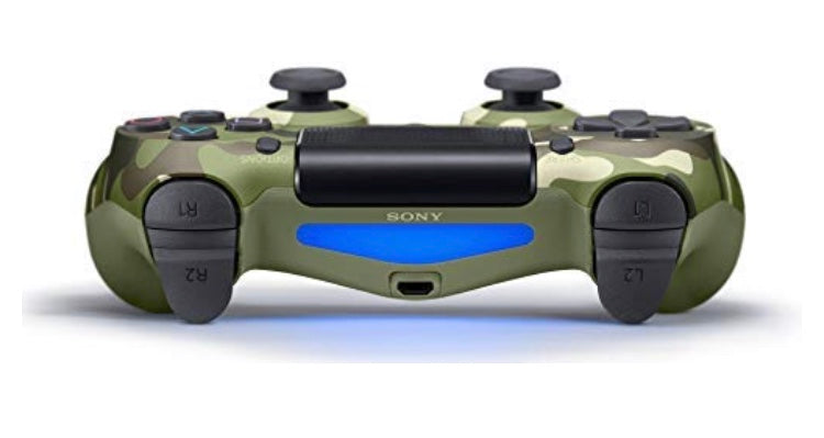 Sony- Dual Shock 4 wireless controller for PlayStation 4 green camouflage