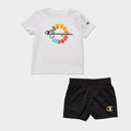 Infant Champion Color Wheel T-Shirt and Shorts Set
