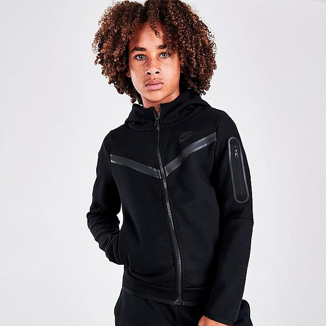 KIDS' NIKE SPORTSWEAR TECH FLEECE FULL-ZIP HOODIE