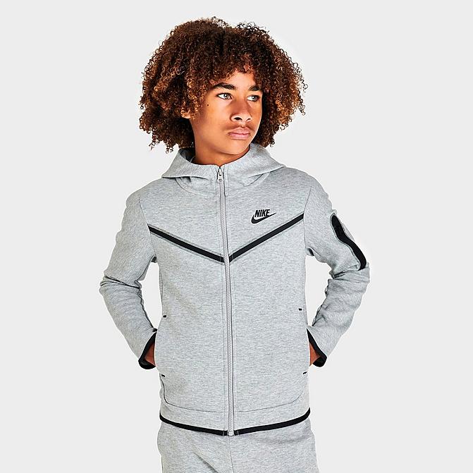 KIDS' NIKE SPORTSWEAR TECH FLEECE FULL-ZIP HOODIE