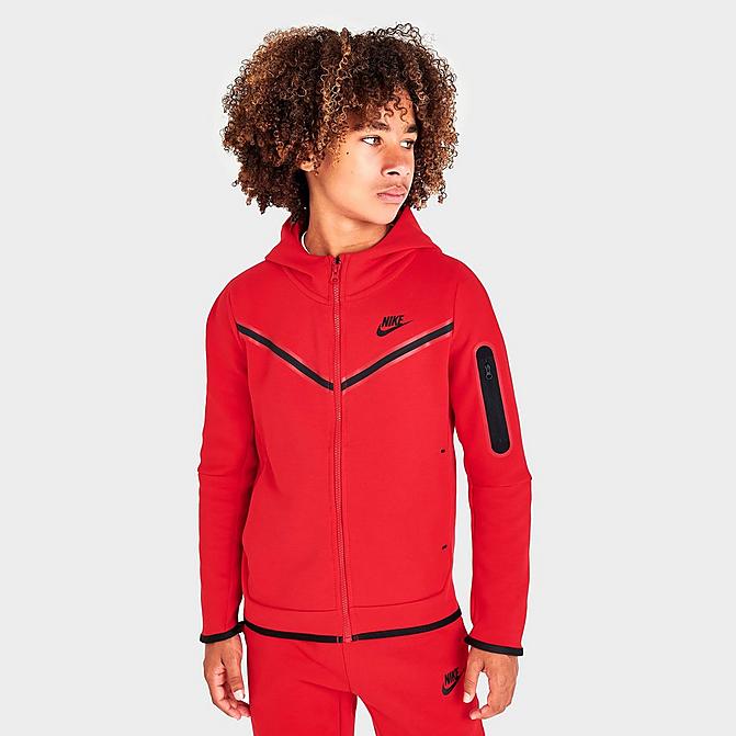 KIDS' NIKE SPORTSWEAR TECH FLEECE FULL-ZIP HOODIE