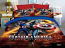 Cartoon Bedding  2/3pcs Comforter Sets Soft Polyester Bed Linen Flat Bed Sheet