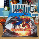 Cartoon Bedding  2/3pcs Comforter Sets Soft Polyester Bed Linen Flat Bed Sheet
