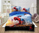 Cartoon Bedding  2/3pcs Comforter Sets Soft Polyester Bed Linen Flat Bed Sheet