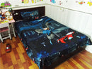 Cartoon Bedding  2/3pcs Comforter Sets Soft Polyester Bed Linen Flat Bed Sheet