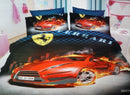 Cartoon Bedding  2/3pcs Comforter Sets Soft Polyester Bed Linen Flat Bed Sheet