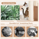 Cat Tree Cat Tower Cat Condo w/Platform Scratching Posts for Indoor Cats, Beige