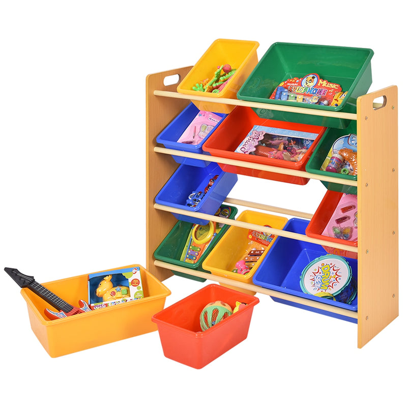 Toy Bin Organizer Kids Children's Storage Box Playroom  Shelf Drawer