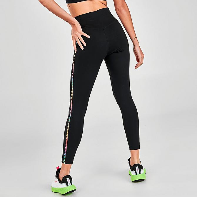 Women's Nike One Rainbow Ladder Mid-Rise Cropped Leggings