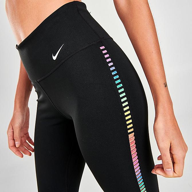 Women's Nike One Rainbow Ladder Mid-Rise Cropped Leggings