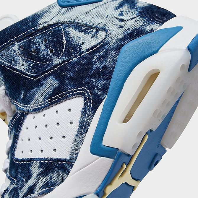 BIG KIDS' AIR JORDAN RETRO 6 DENIM BASKETBALL SHOES