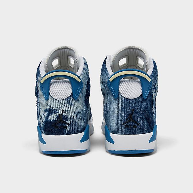 BIG KIDS' AIR JORDAN RETRO 6 DENIM BASKETBALL SHOES