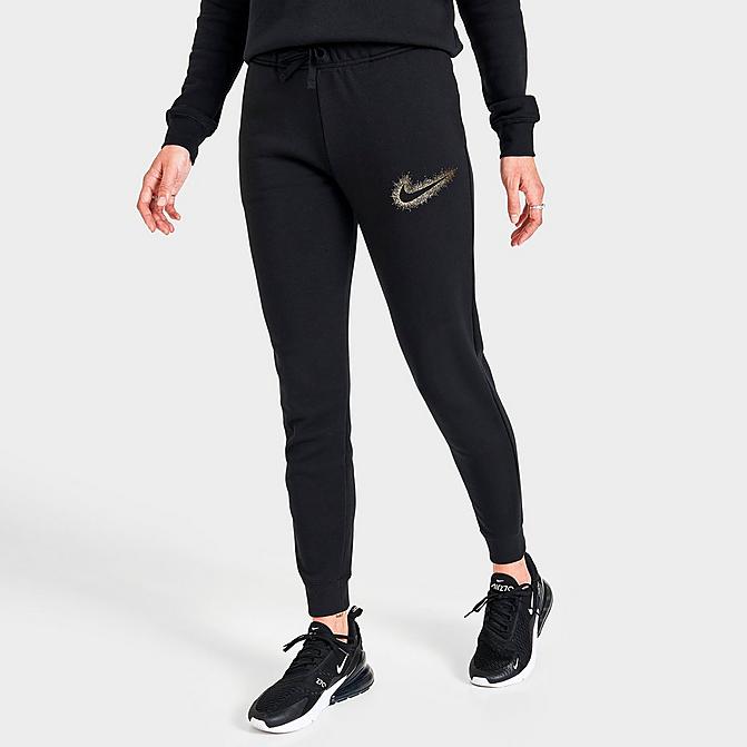 WOMEN'S NIKE SPORTSWEAR CLUB FLEECE MID-RISE STARDUST LOGO JOGGER PANTS