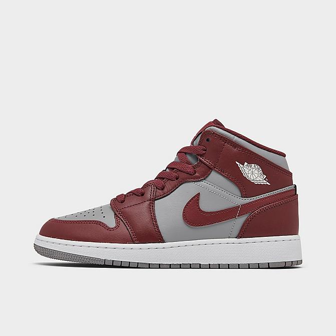 BIG KIDS' AIR JORDAN RETRO 1 MID CASUAL SHOES