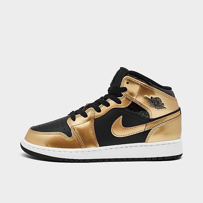 BIG KIDS' AIR JORDAN RETRO 1 MID SE CASUAL SHOES