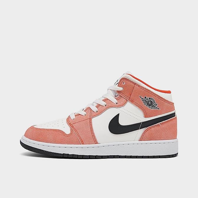 BIG KIDS' AIR JORDAN RETRO 1 MID SE CASUAL SHOES