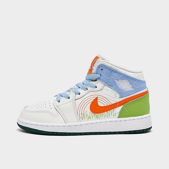 BIG KIDS' AIR JORDAN RETRO 1 MID SE CASUAL SHOES