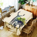 Digital Printing Polyester Waterproof Tablecloth