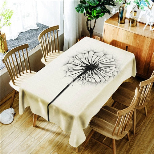 Digital Printing Polyester Waterproof Tablecloth