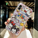 Doodle Graffiti Scribble Minnie Mickey Mouse Cartoon Clear Soft TPU Cover Case
