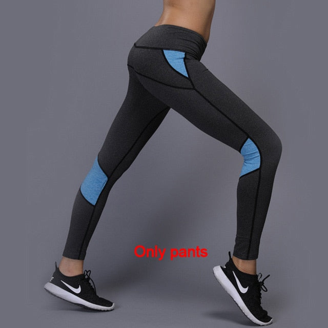 Yoga Set sports wear for women gym TShirt + Pants Breathable Gym Workout Clothes