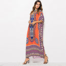 Ethnic Dashiki Dress Robe Traditional African Clothing Long Maxi Tunic Dress  PLus size