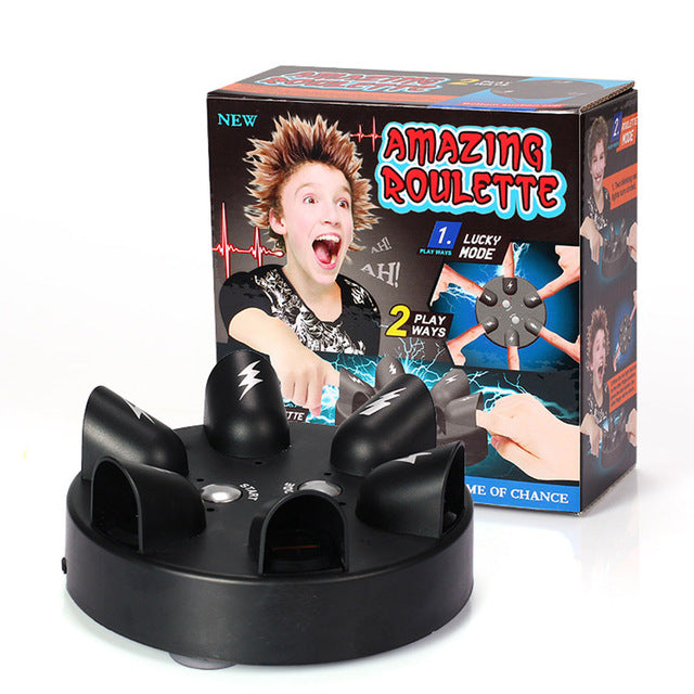 Shocking Roulette Lie Detector Electric Polygraph Test Finger Toy Party Drinking Game