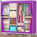 Non-woven fabric family wardrobe Standing Storage Organizer
