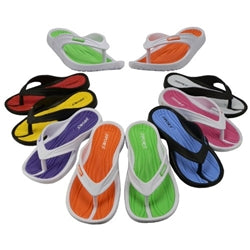 Wholesale Girl's Sport Multi Colors Flip Flops Case Pack 48
