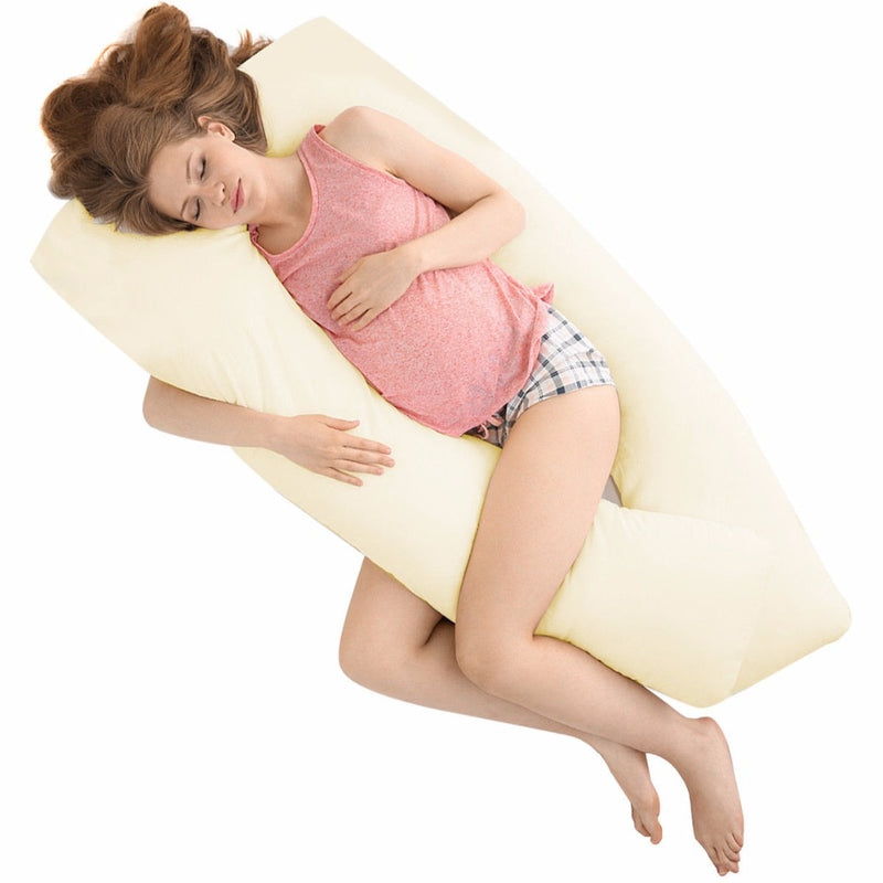 U Shape Total Body Pillow Pregnancy Maternity Comfort Support Cushion Sleep