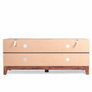 58" Modern Wood TV Stand Console Storage Entertainment Media Center