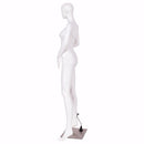 5.8 FT Female Mannequin Plastic Full Body Dress Form Display w/ Base White