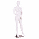 5.8 FT Female Mannequin Plastic Full Body Dress Form Display w/ Base White