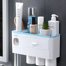 Magnetic Cup Wall Mount Toiletries Storage Rack New Toothbrush Holder Automatic