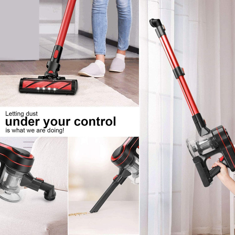 APOSEN Cordless Vacuum Cleaner H250 24KPa Powerful Suction 250W Brushless