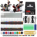 Complete Beginner Tattoo Kit Supplies Equipment Set 2 Coils Machine Guns