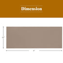 2PCS 16x4 Ft Universal Replacement Canopy for Pergola Structure Sun Awning