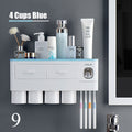 Magnetic Cup Wall Mount Toiletries Storage Rack New Toothbrush Holder Automatic