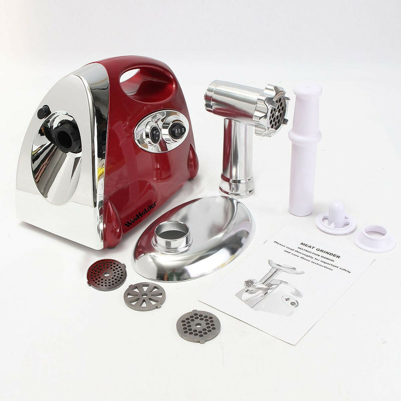 Powerful Electric Meat Mincer Grinder 2800W Sausage Maker Food Grinding Machine