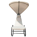 Patio Hanging Chaise Lounge Chair Swing Hammock Canopy Thick Cushion