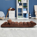 Folding Lazy Sofa Chair Stylish Sofa Couch Beds Lounge Chair W/Pillow