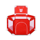 Playpen Children Safety Barrier Pool Balls Foldable Kids Basketball Football Field