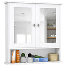 Wall Mount Mirror Cabinet Bathroom Medicine Cabinet Storage Organizer