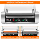 Commercial 18/30 Hot Dog Hotdog 7/11 Roller Grill Cooker Machine w/ Cover (7 Roller Grill)