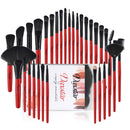Yuwaku Professional 32Pcs/Set Makeup Brush Foundation Eye Shadows Lipsticks Powder Make Up Brushes Tool Bag Pincel Maquiagem Kit